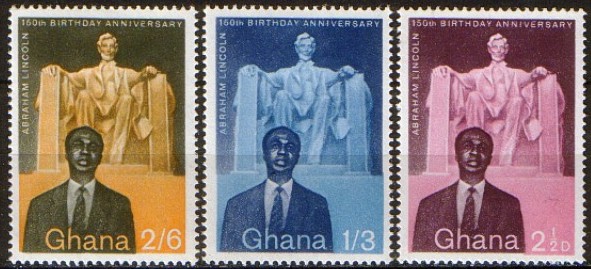 Ghana 1959 - Abraham Lincoln, serie neuzata